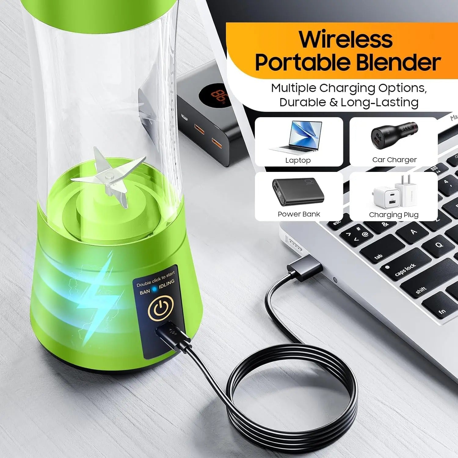 Mini licuadora portátil recargable: nutrición y comodidad dondequiera que estés